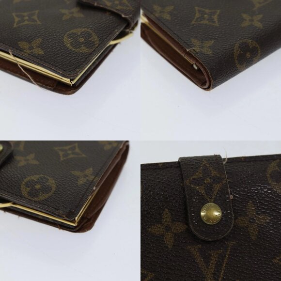 LOUIS VUITTON Monogram Porte Monnaie Billets Viennois Wallet M61663 Auth 70691 - Picture 15 of 15